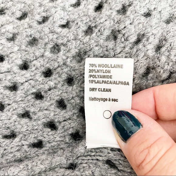 James Perse Women's Gray Knit Turtleneck Sweater - Picture 11 of 11